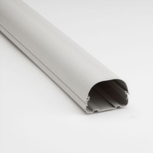 Fortress Lineset Covers 3.5" Duct 7.5' Length, White 92