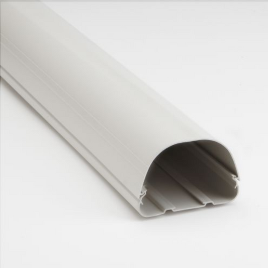 Fortress Lineset Covers 4.5" Duct 7.5' Length White 122