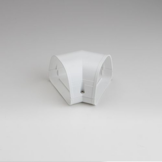 Fortress Lineset Covers 4.5" 45° Flat Ell, White 122