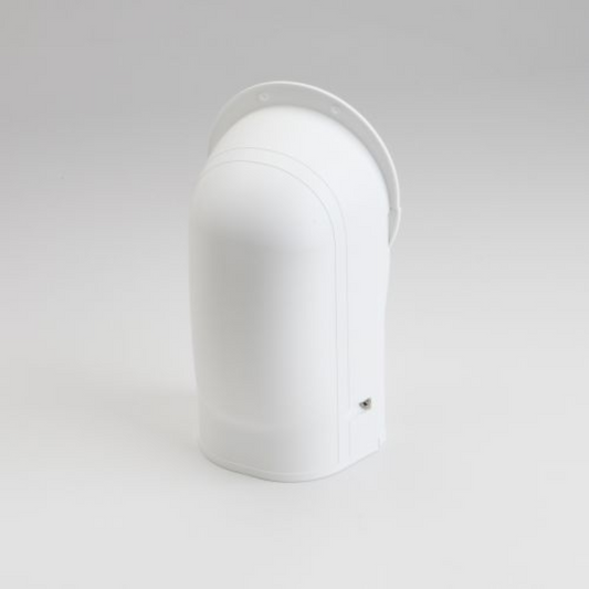 Fortress Lineset Covers 4.5" Wall Inlet White 122