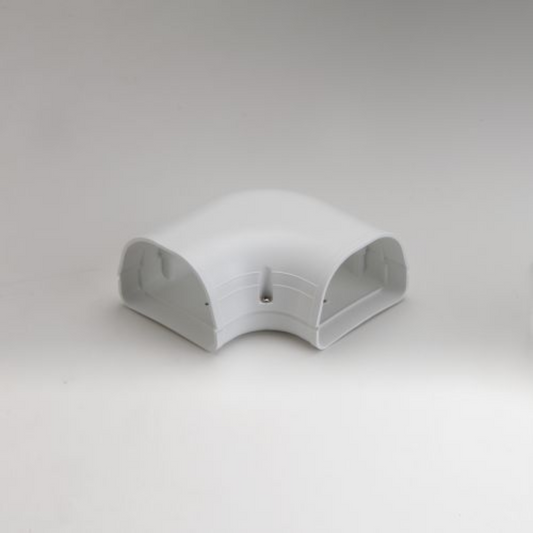Fortress Lineset Covers 3.5" 90° Flat Ell, White 92